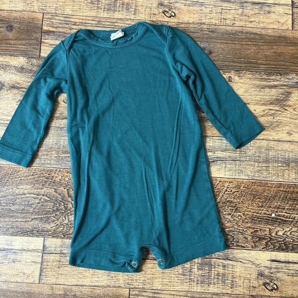 Kate Quinn Modal Romper Unisex Baby 3-6m Long Sleeve Shorts